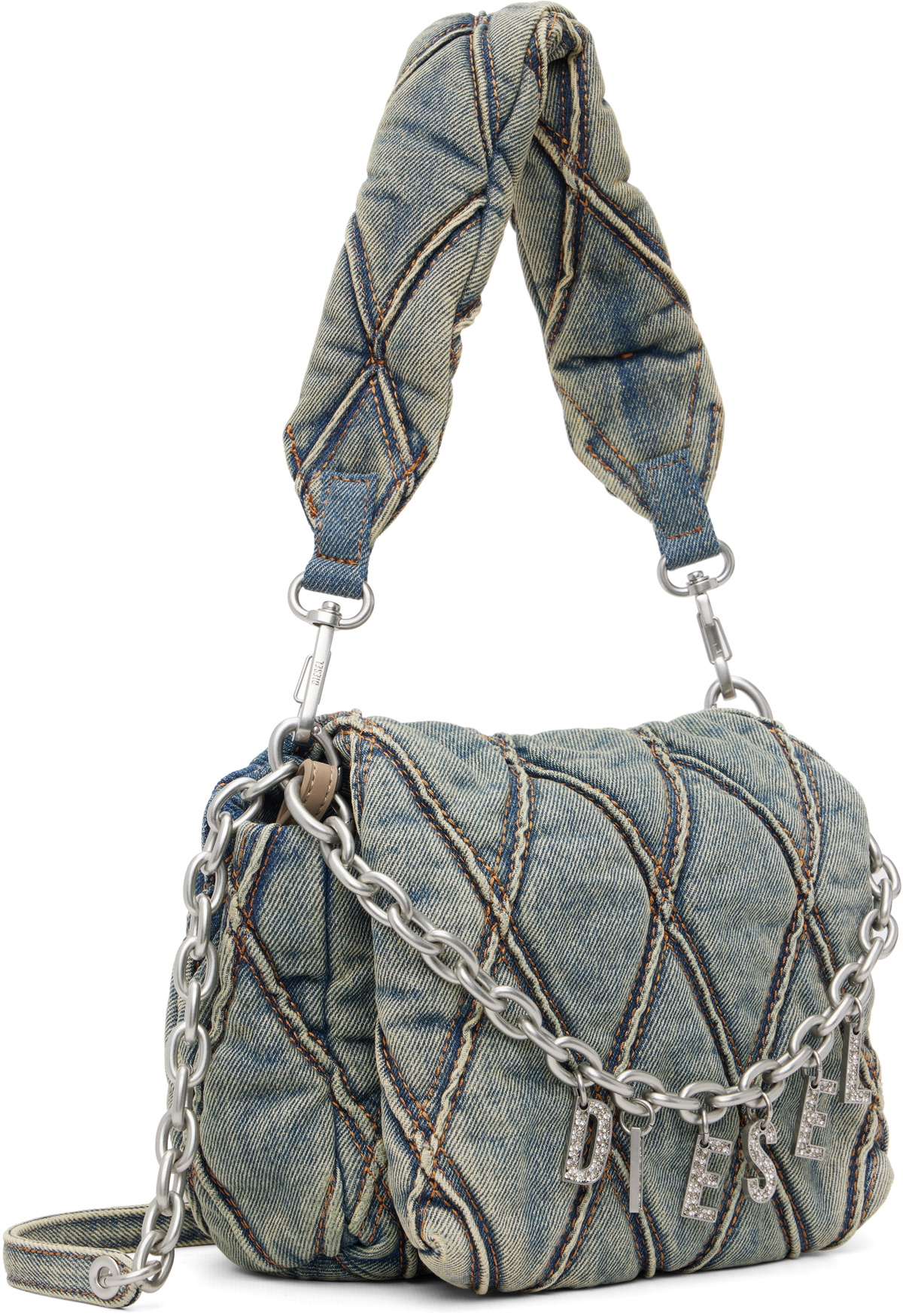 Diesel Blue Charm-D Shoulder S Bag