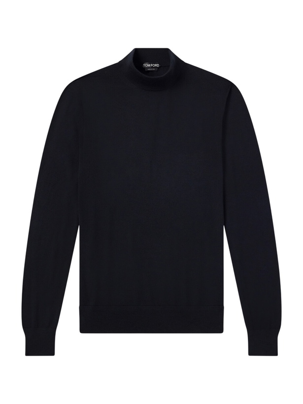 Photo: TOM FORD - Wool Rollneck Sweater - Black