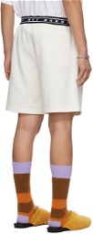 Marni White Jacquard Shorts