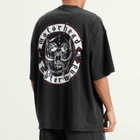 END. Men's x MASTERMIND WORLD x Motorhead Biker Badge T-Shirt in Black