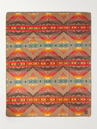 Pendleton - Logo-Appliquéd Printed Virgin Wool and Cotton-Blend Blanket