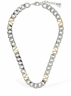 VALENTINO GARAVANI - V Logo Chain Collar Necklace