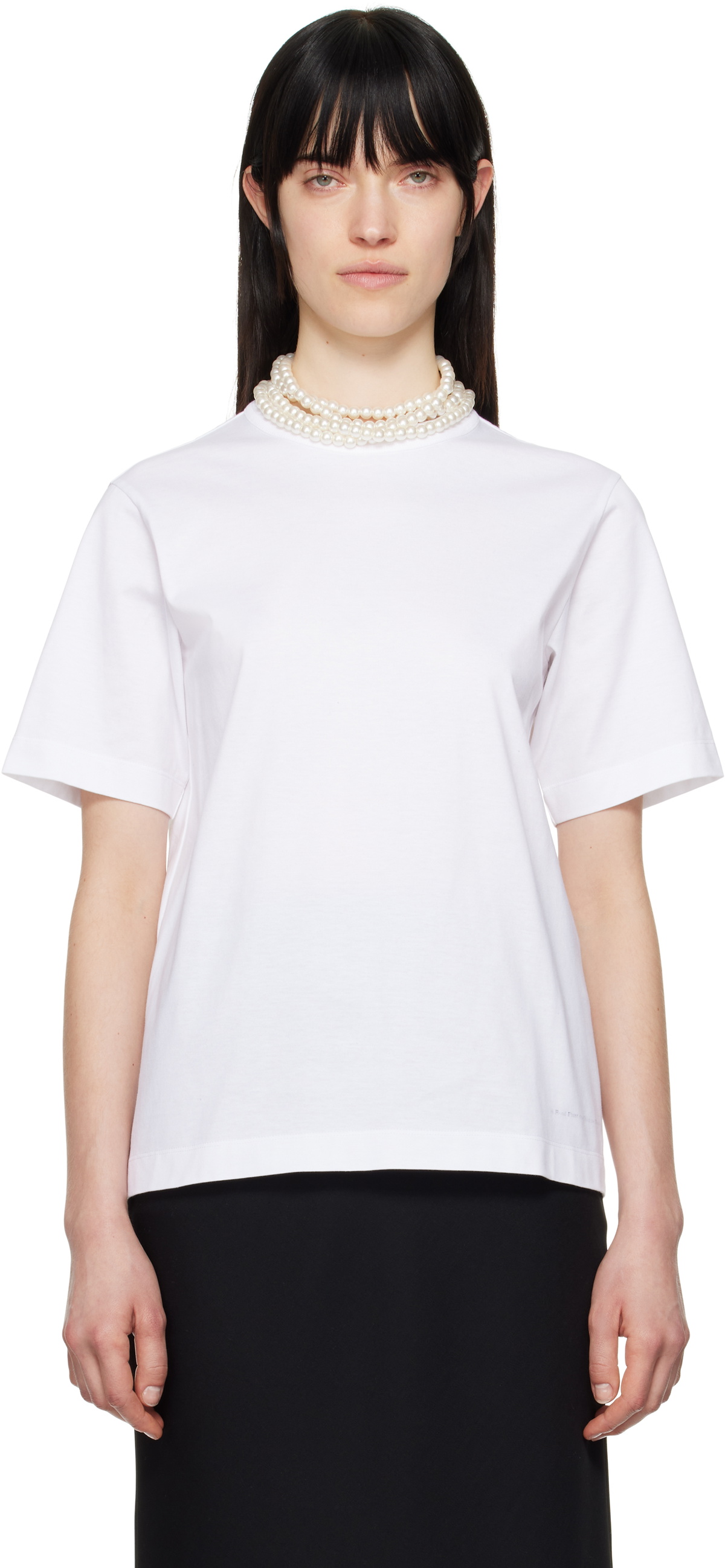 Carven White Pearl T-shirt