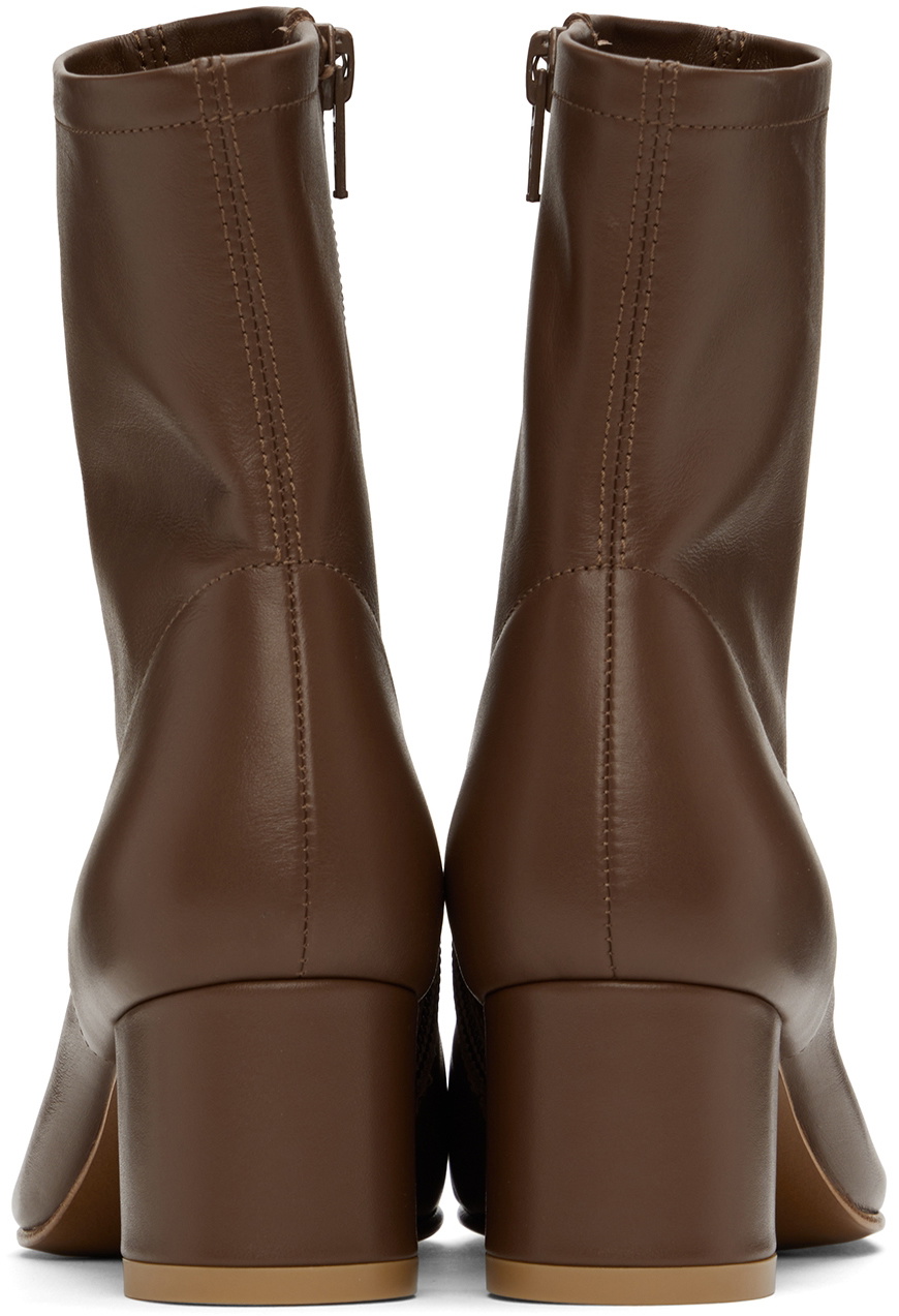 BY FAR SSENSE Exclusive Brown Sofia Boots By Far
