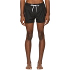 Diesel Black Striped BMBX-Sandy Swim Shorts
