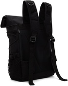 PS by Paul Smith Black Nylon Utilitarian Roll-Top Backpack