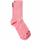 Rapha Men's Pro Team Regular Sock in High-Vis Pink
