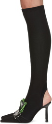 Ancuta Sarca SSENSE Exclusive Black J3 Boots