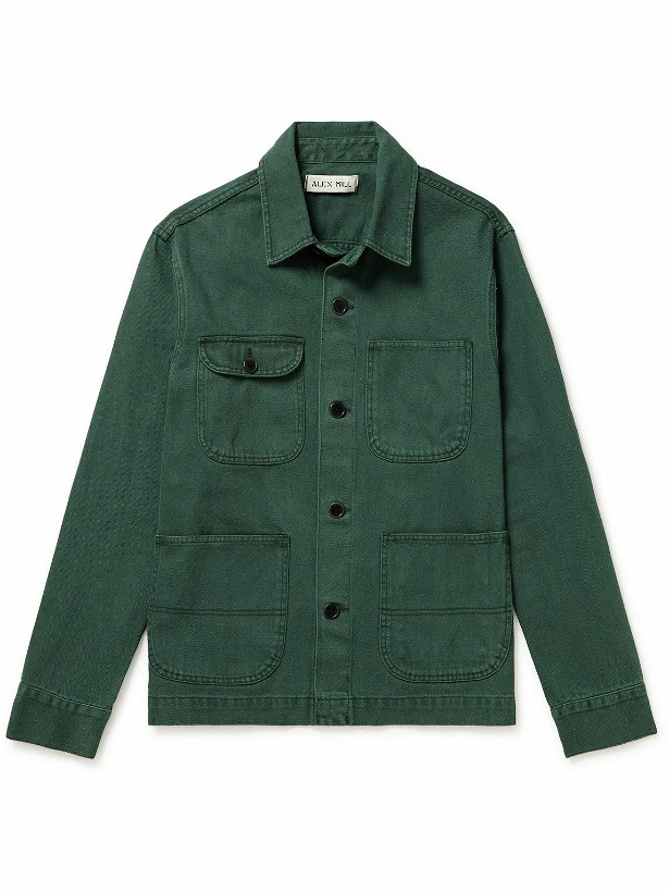 Photo: Alex Mill - Garment-Dyed Recycled Denim Jacket - Green