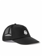 Moncler Genius - Palm Angels Logo-Appliquéd Mesh and Shell Baseball Cap