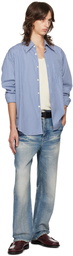 Fax Copy Express Blue 'The Easy' Jeans