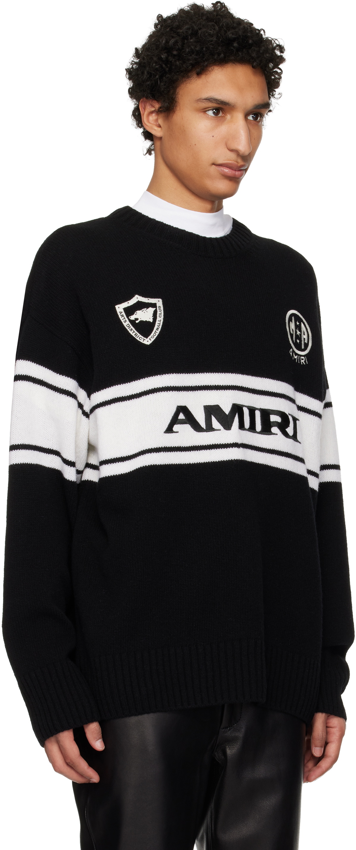 AMIRI Black 'AMIRI' Sport Sweater