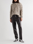 Raf Simons - Space-Dyed Ribbed-Knit Sweater - Neutrals