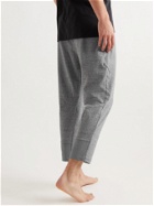 Nike Training - Tapered Jersey-Panelled Dri-FIT Yoga Sweatpants - Gray