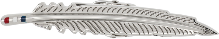 Photo: Thom Browne Silver Feather Tie Bar