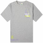Hikerdelic Men's No Trace T-Shirt in Grey Marl