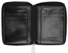 Bottega Veneta Black Leather Wallet