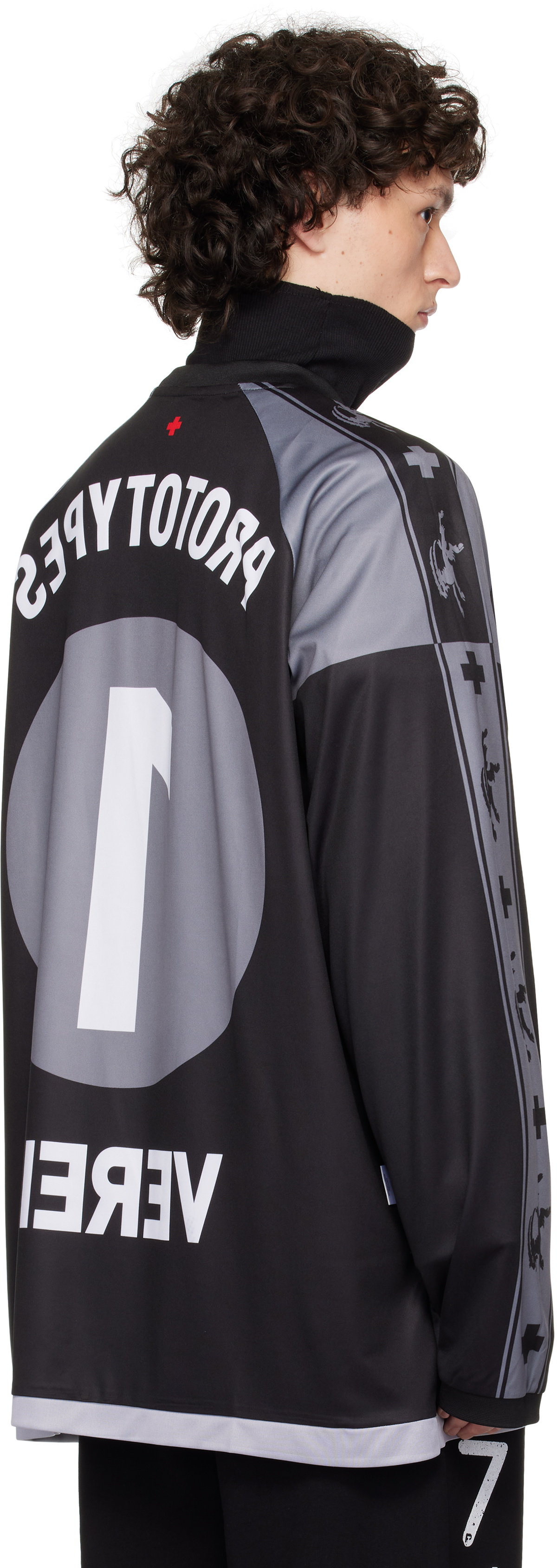 Prototypes Gray Insideout Football Long Sleeve T-shirt