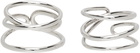 Completedworks Silver Bend In The River Ring Set