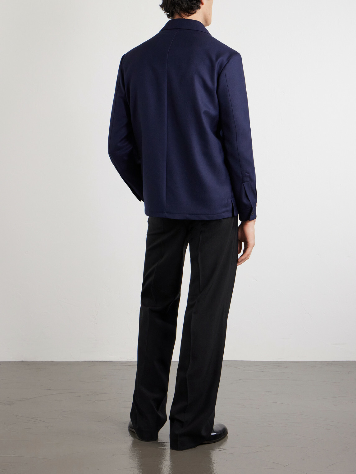 Thom Sweeney - Wool Overshirt - Blue