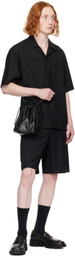 VEIN Black Tropical Shirt