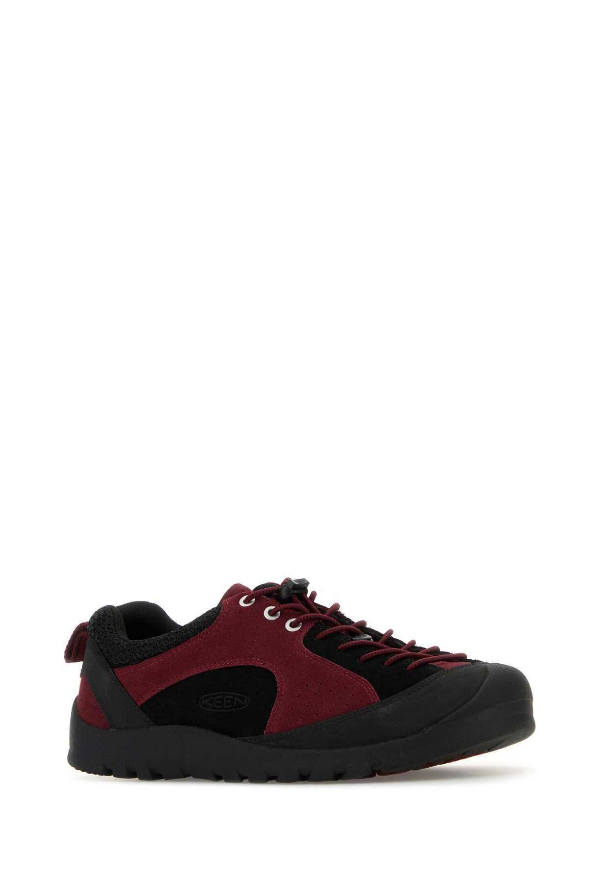 Keen Two-tone Suede And Fabric Jasper Rocks Sneakers