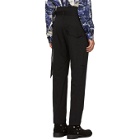 BED J.W. FORD Black High-Waisted Trousers