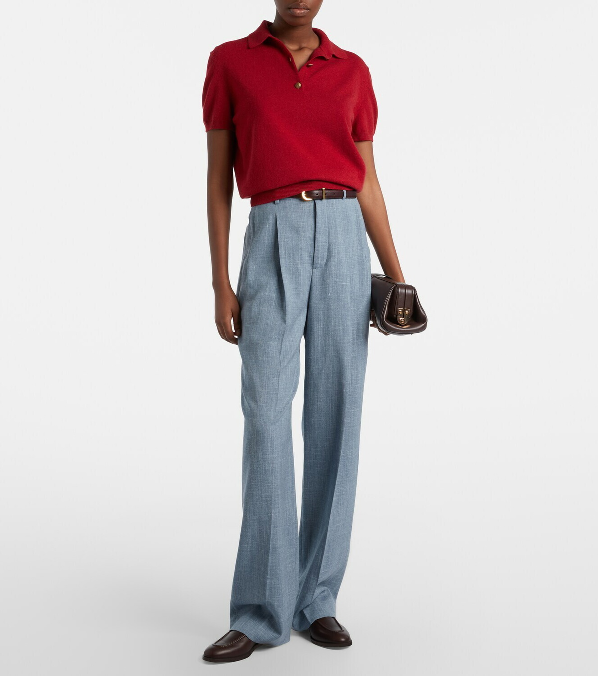 Loro Piana Classic cashmere polo shirt