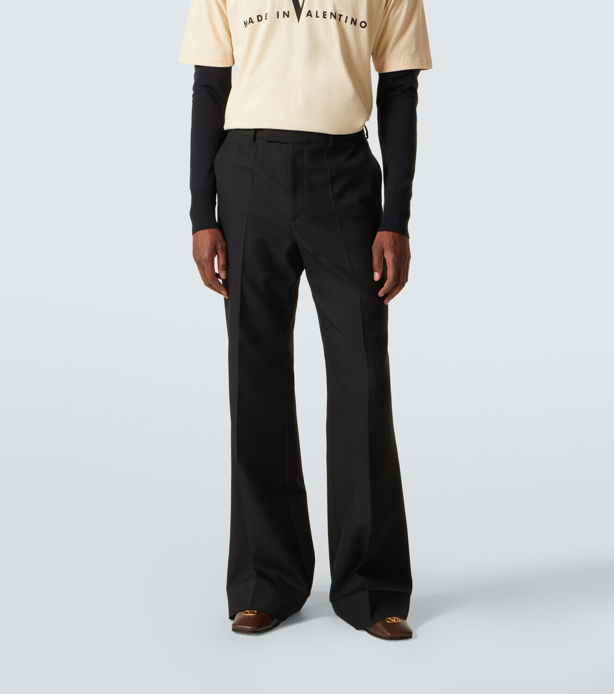Valentino High-rise flared pants