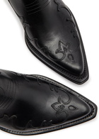 Gabriela Hearst Cassidy Leather Ankle Boots Black