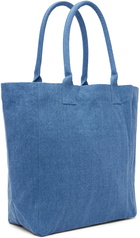 Isabel Marant Blue Yenky Logo Tote