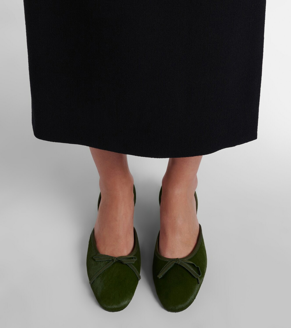 Herbert Levine 24/7 calf hair ballet flats