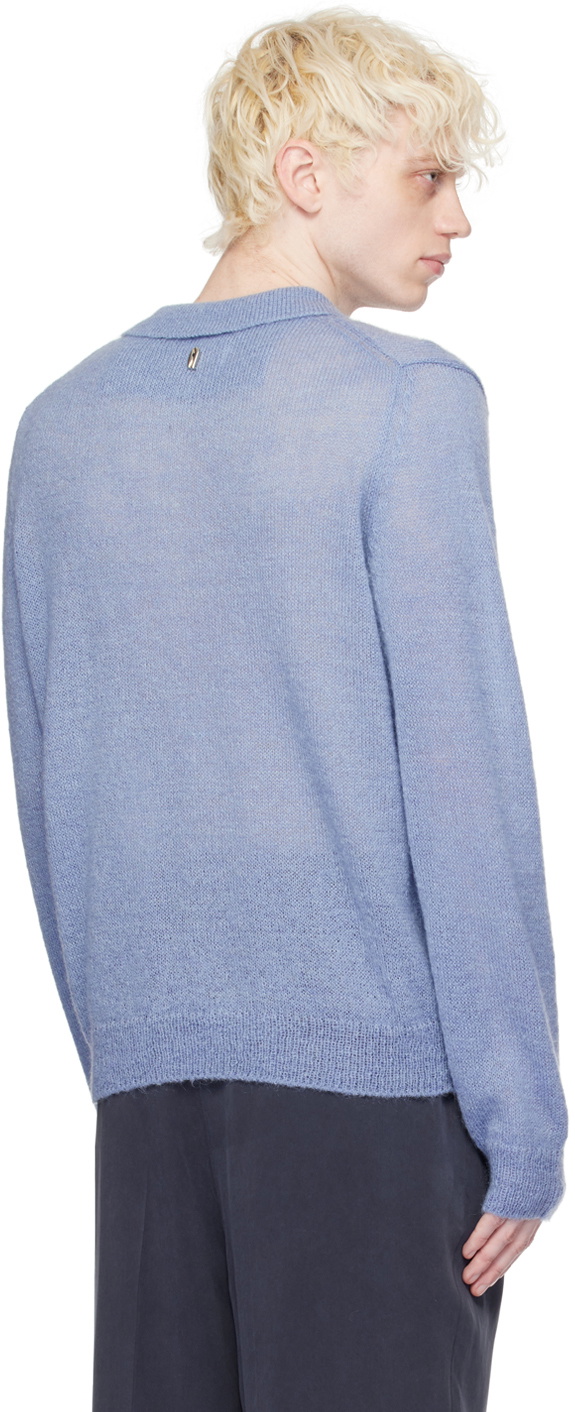 LE17SEPTEMBRE Blue Oversized Polo