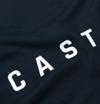 CASTORE - Johannson Logo-Print Stretch-Piqué T-Shirt - Blue