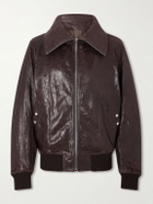 Rick Owens - Dracuflight Leather Jacket - Brown