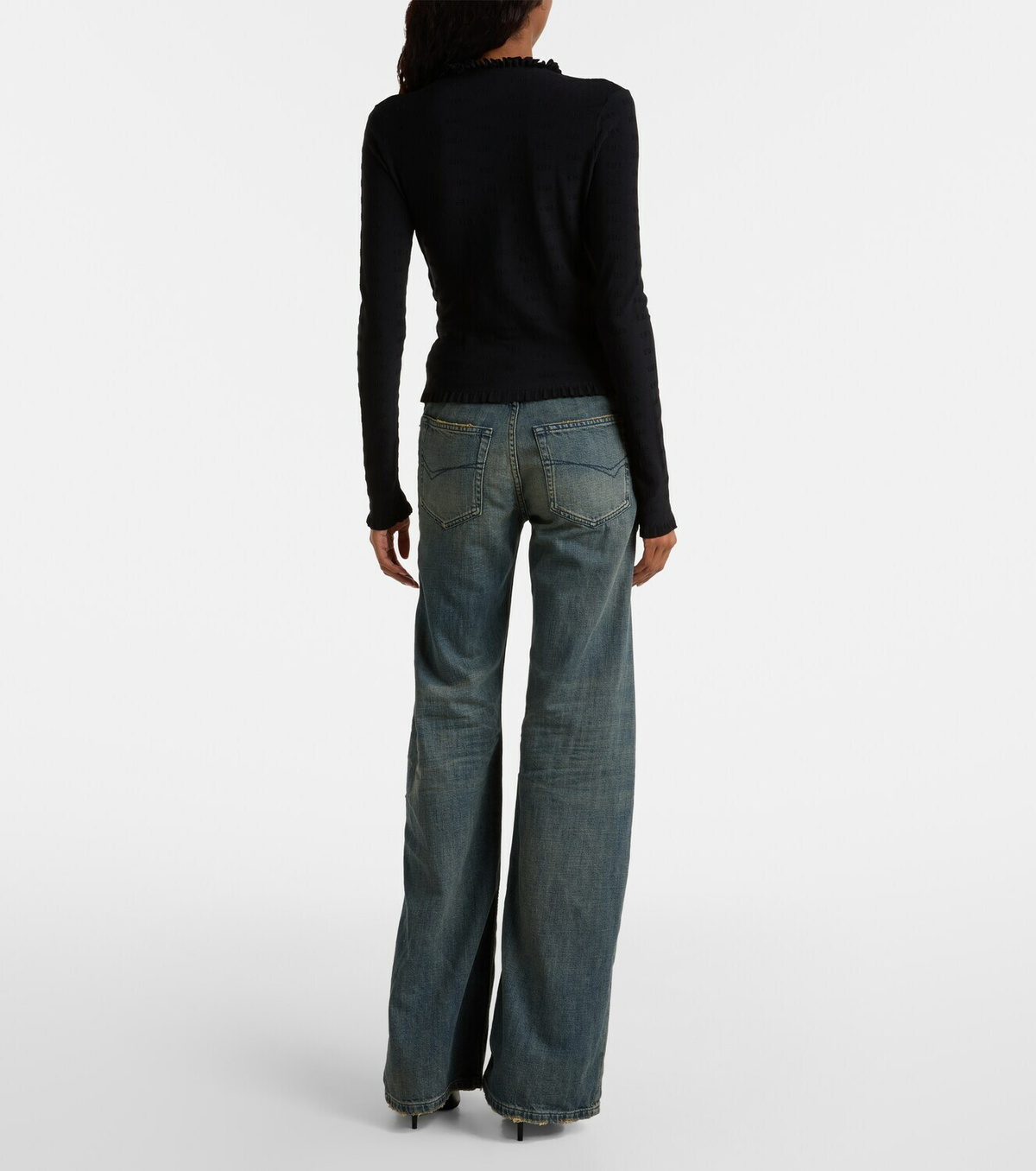 Balenciaga Ruffled cardigan