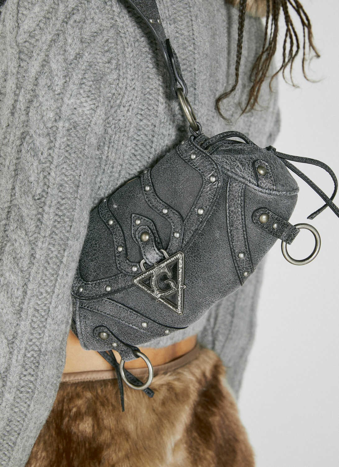 Guess USA Washed Mini Shoulder Bag