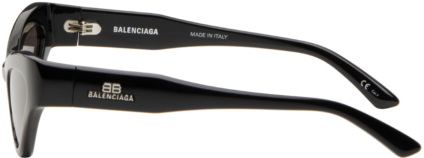 Balenciaga Black Cat-Eye Sunglasses