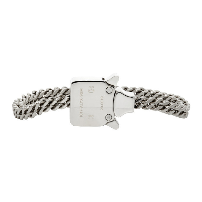 1017 ALYX 9SM Silver Mini Cubix Chain Bracelet 1017 ALYX 9SM