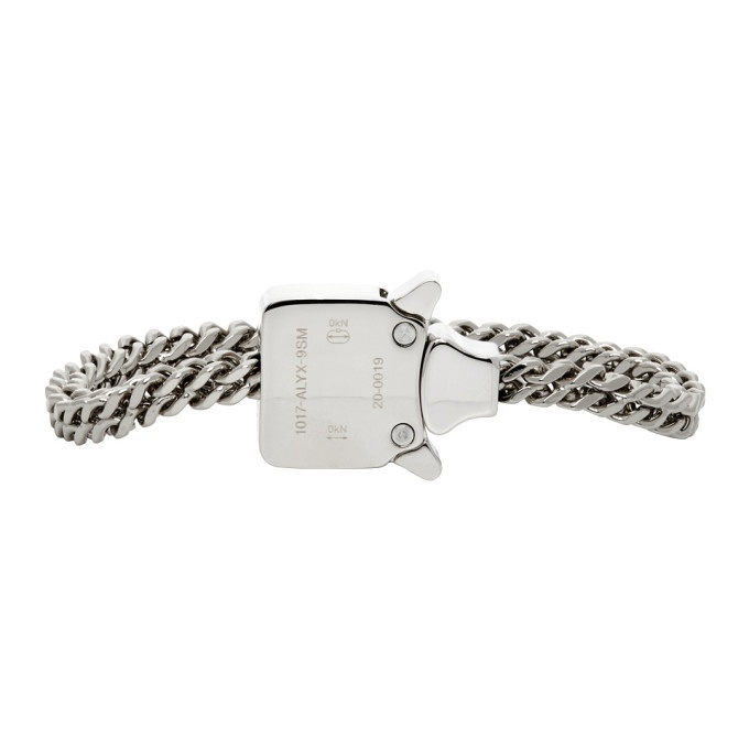 Photo: 1017 ALYX 9SM Silver Mini Cubix Chain Bracelet