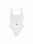 MC2 Saint Barth Woman Scoopback One Piece Swimsuit Lora With Barbie Logo | Barbie Special Edition