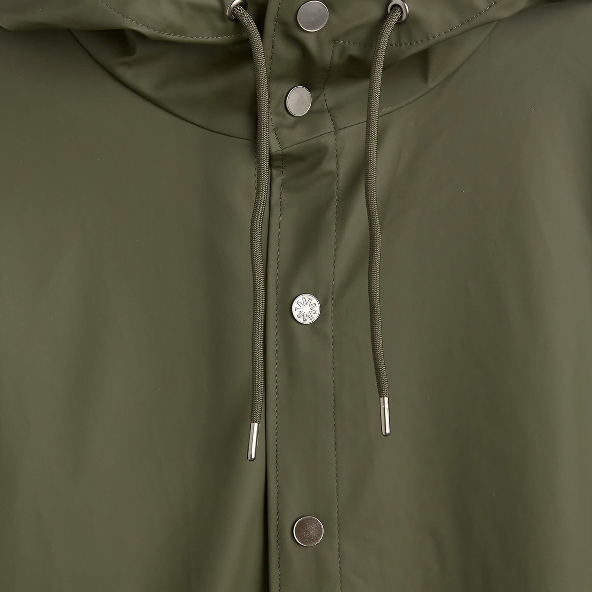 Rains Long Jacket in Green