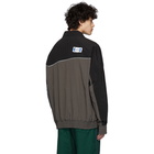 ADER error Black Oversized Patch Jacket