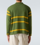 Bode Striped virgin wool polo sweater