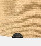 Alaïa Capeline straw cloche hat