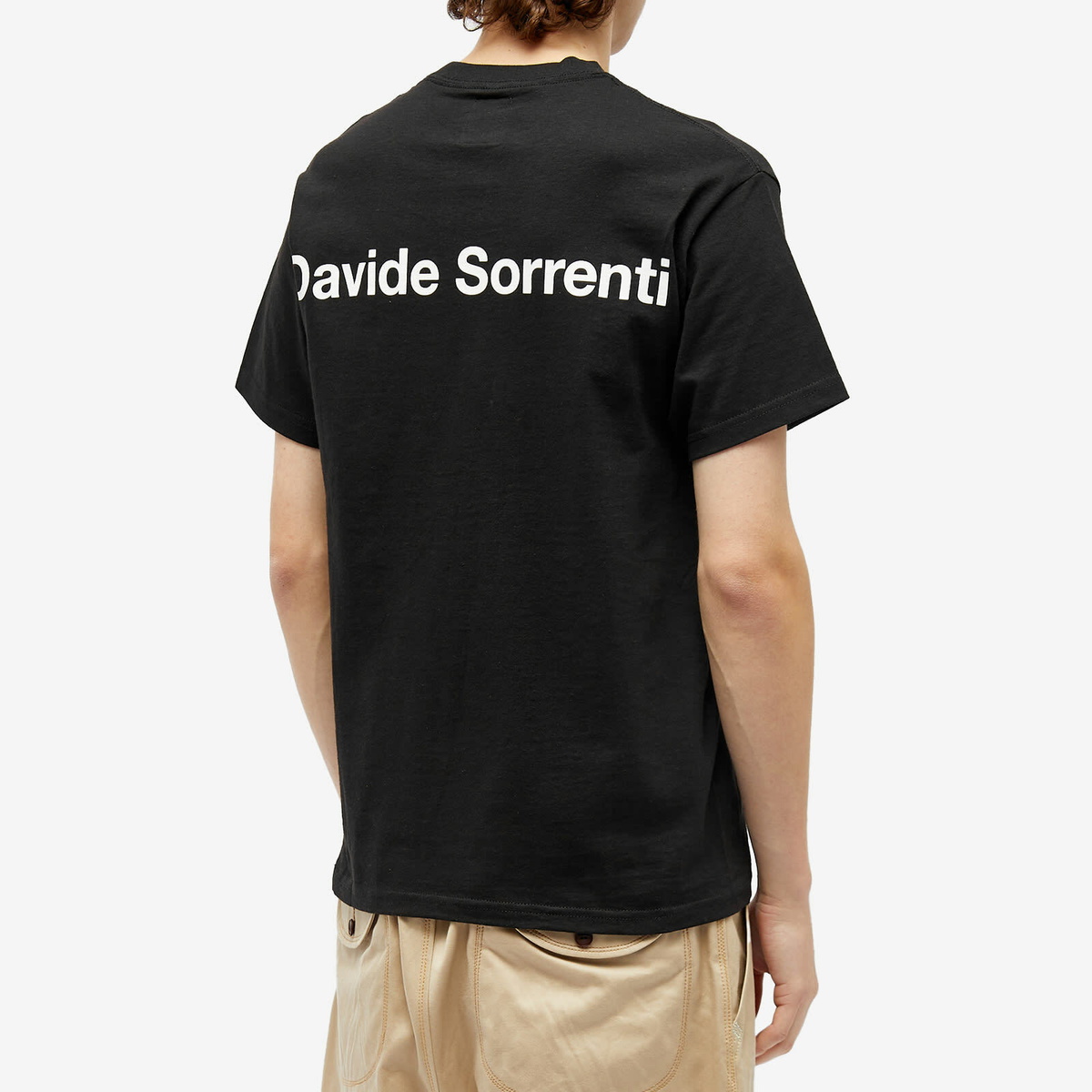 Wacko Maria Men's Davide Sorrenti T-Shirt 2 in Black Wacko Maria