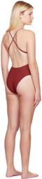 Lido Burgundy Uno One-Piece Swimsuit