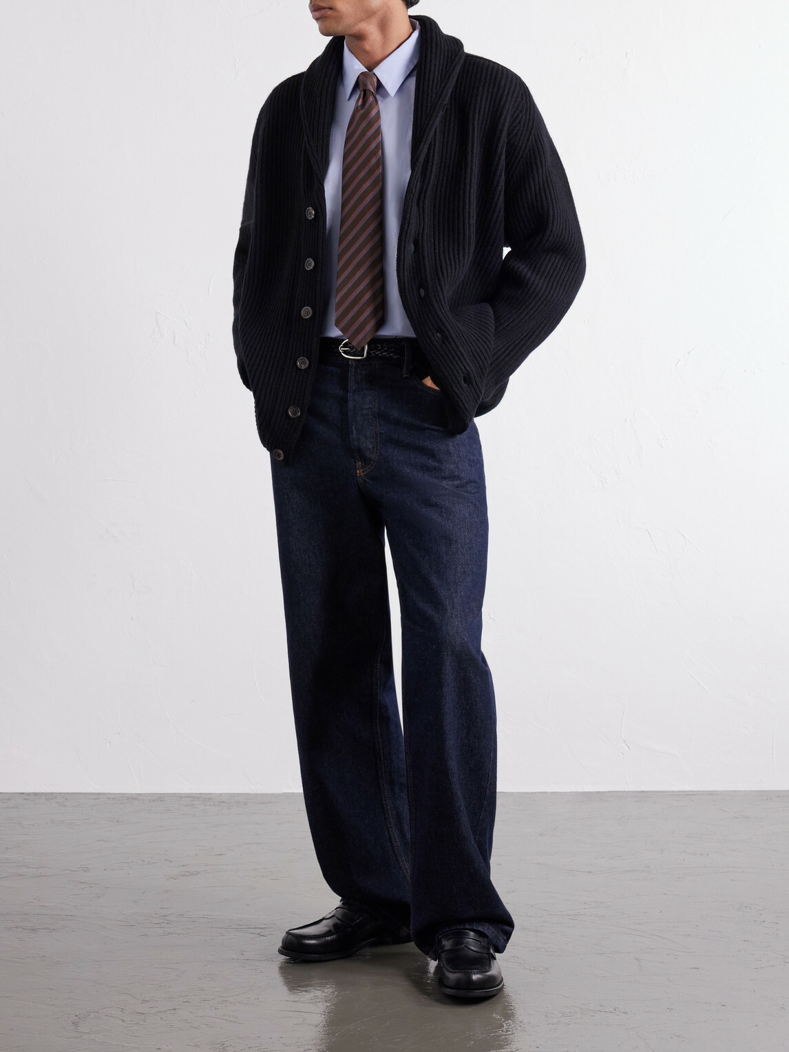 Begg & Co - Yacht Cashmere Cardigan - Black