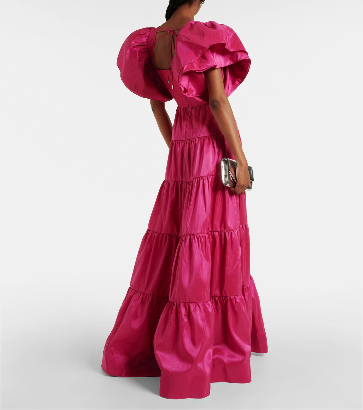新作【Rebecca Vallance】Niarah puff-sleeve gown Rebecca Vallance Niarah puff-sleeve gown Rebecca Vallance