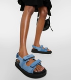 Isabel Marant Madee denim platform sandals